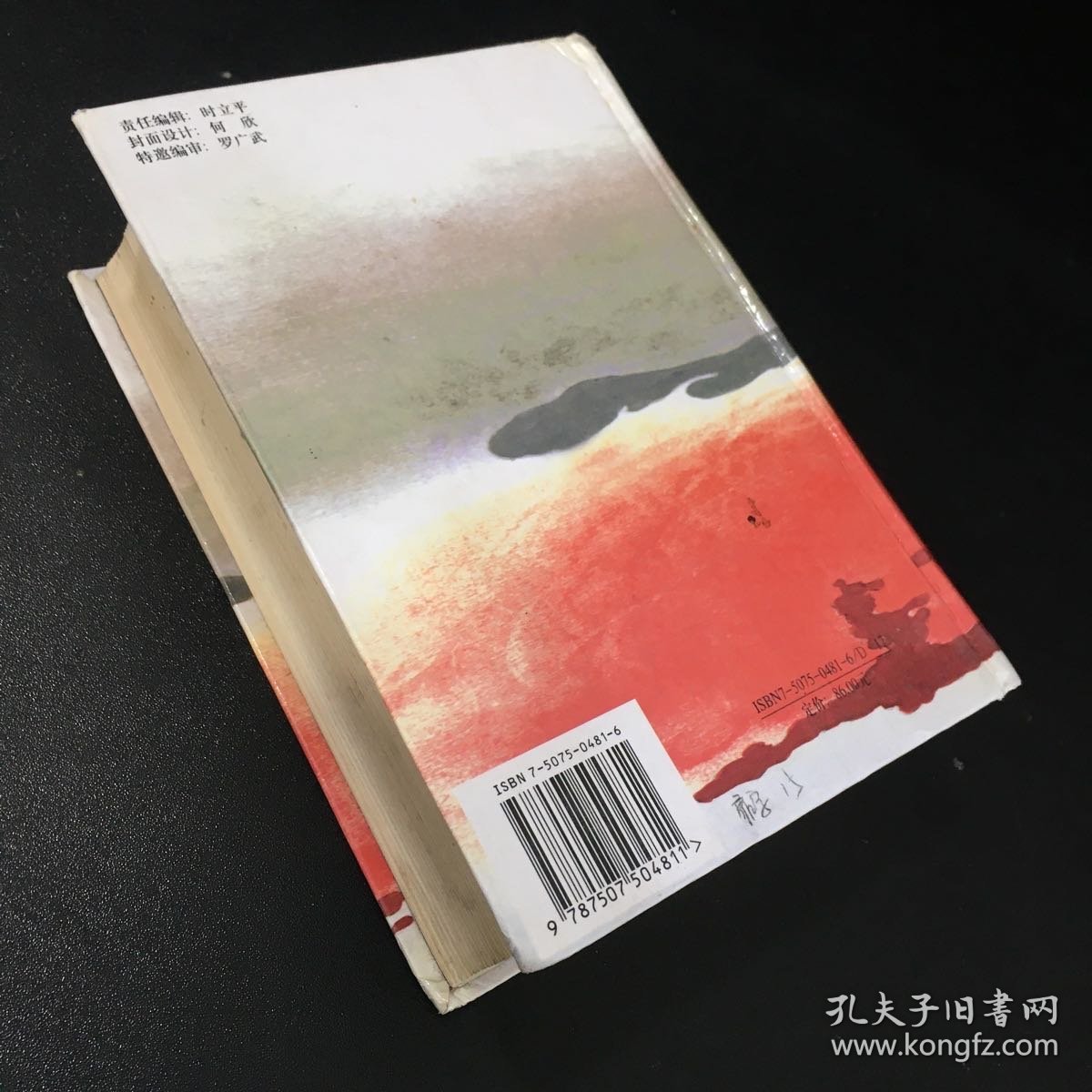 中国党派百年风云录（扉页有字迹.书口脏）