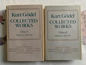 现货  英文原版 Collected Works of Kurt Godel: Volume I  Publications 1929-1936，Volume II: Publications 1938-1974