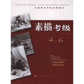 【正版书籍】全国美术考级指定专用教材素描考级46级