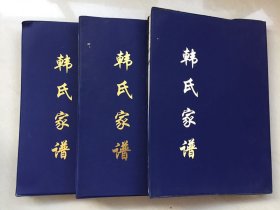 韩氏家谱三卷一套