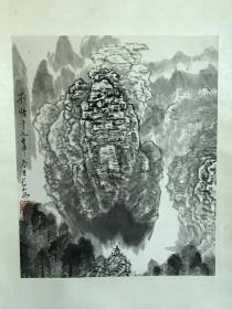 刘旷老师的山水画。