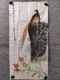 张进军老师手绘花鸟，三尺整张