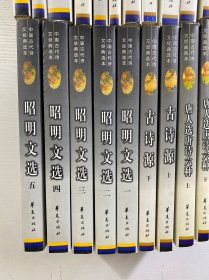 中国古代诗文经典选本(全24册)昭明文选(全5册)古诗源上下、诗经上下、古文观止上下、玉台新咏上下、唐人选唐诗六种上下、楚辞、六朝文絜、花间集 尊前集 等(正版如图、内页干净)