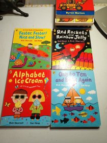 HEAP and SHARRATT : Alphabet Ice Cream + Faster, Faster! Nice and Slow + Red Rockets and Rainbow Jelly + One to Ten。（全四册）精装1-4册