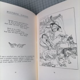 英文复刻版:鹅妈妈的世界 復刻: Mother Goose The Old Nursery Rhymes   Illustrated by Arthur Rackham  鹅妈妈 ～古老的传说童谣～ 插图：亚瑟·拉克汉 英国童谣绘本画集