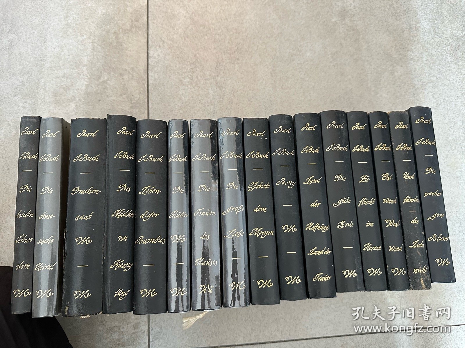 赛珍珠 Pearl S. Buck 著作16种 精装 德文
