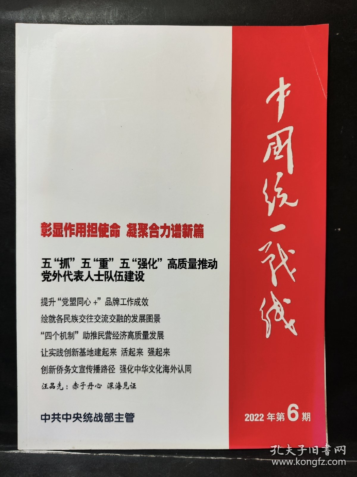 《中国统一战线》2022年 第6期