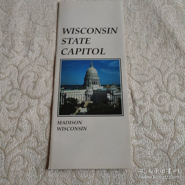 美国威斯康星州议会大厦介绍 Wisconsin State Capitol 带历史彩色图片 1992年国外原版稀缺品