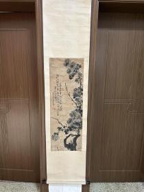 清代名画家景㫦菊花作品，名人画菊国画作品，老字画收藏