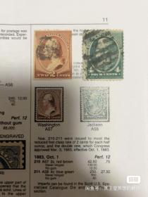 出闲置美国旧邮票老邮票早期邮票销票2枚，1883年发行，目录价高，便宜出，40元一起出包顺丰，自己看
感兴趣的话点“我想要”和我私聊吧～