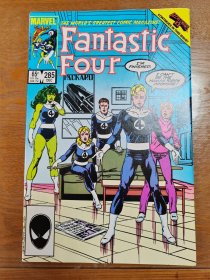 1985年英文漫威原版漫画 Fantastic four #285 神奇四侠 16开