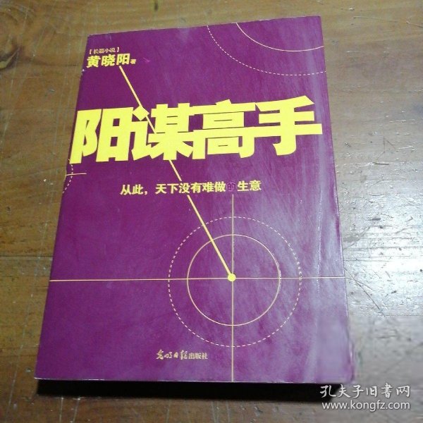 阳谋高手黄晓阳  著光明日报出版社