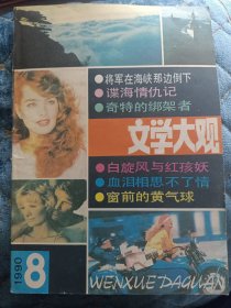 老杂志 文学大观 1990.8