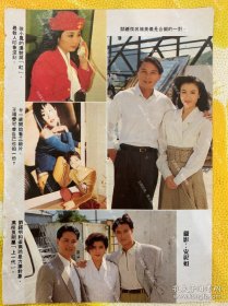 徐小凤，王菲，关礼杰，刘锡明，梁佩玲，刘青云32开彩页，人像密集，画质非高清（75）