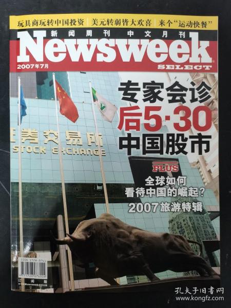 新闻周刊中文周刊NEWSWEEK 2007年 7月（专家会诊后5.30中国股市）