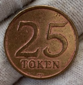 美国嘉年华游轮 代币 23mm 单价 随机发