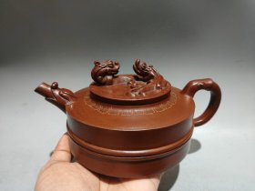 旧藏紫砂壶二龙腾飞顾景舟