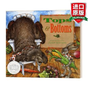 英文原版 Tops & Bottoms 上面和下面 凯迪克奖绘本  精装 英文版 进口英语原版书籍