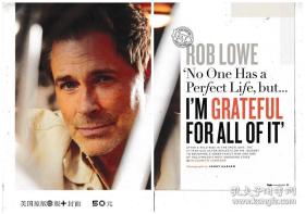 罗伯洛 ( Rob Lowe ) 明星杂志专访彩页切页/海报（详见商品详情）