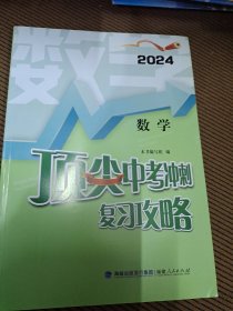 2024顶尖中考冲刺复习攻略数学