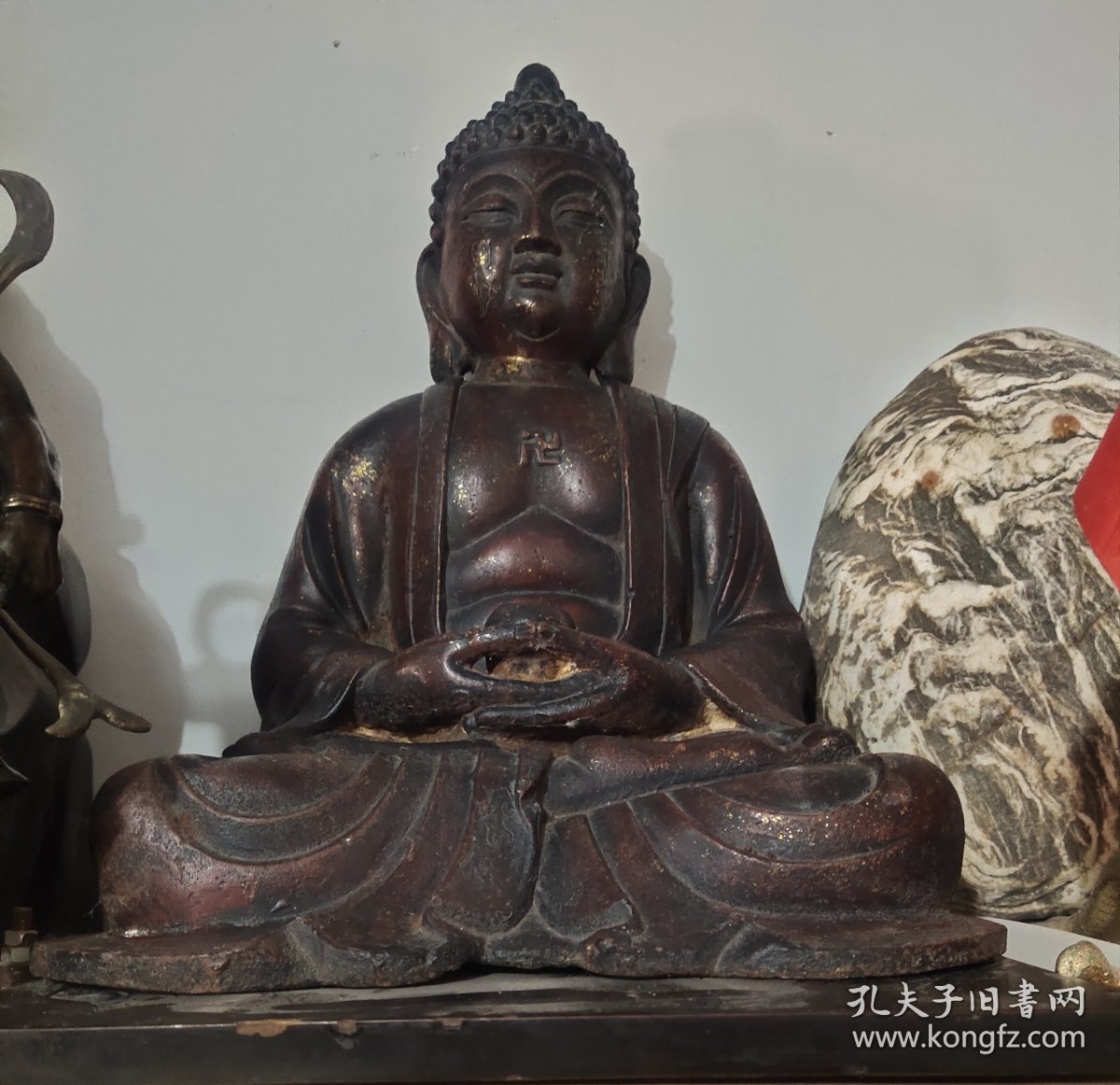 大清铁佛座像