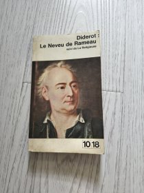 Diderot:Le neveu de Rameau, suivi de La religieuse 《拉摩的侄儿》《修女》【法文原版】