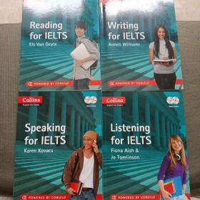 Collins English for Exams：Reading for IELTS 、Writing for IELTS、Speaking for IELTS、Listening for IELTS 4本 英文原版