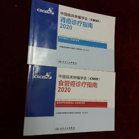 中国临床肿瘤学会csco（肾癌诊疗指南2020）+（食管癌诊疗指南2020）两本合售