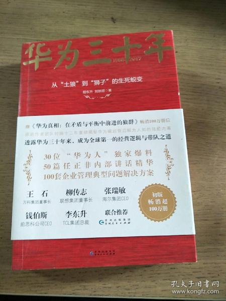 《华为三十年：中国最牛民营企业的生死蜕变》