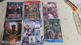 未用游戏光盘6套合售 恐龙危机 魔兽争霸3 虚拟人生 死亡鬼屋 最终幻想 等，看图片