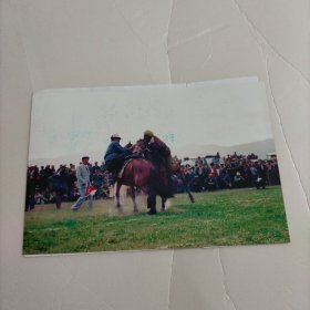 李长锁艺术摄影：马上角力（中国民间体育摄影大展）