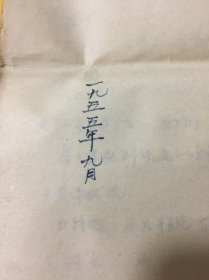 1955年王元春自传