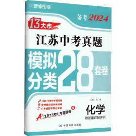 江苏模拟分类28套卷 化学 2024 初中中考辅导 作者 新华正版