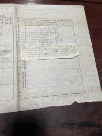 北师大历史系教授陈继珉先生资料，辅仁大学一九五零年第二学期应届毕业生登记表一件、及1952年辅仁大学致陈继珉聘书一件