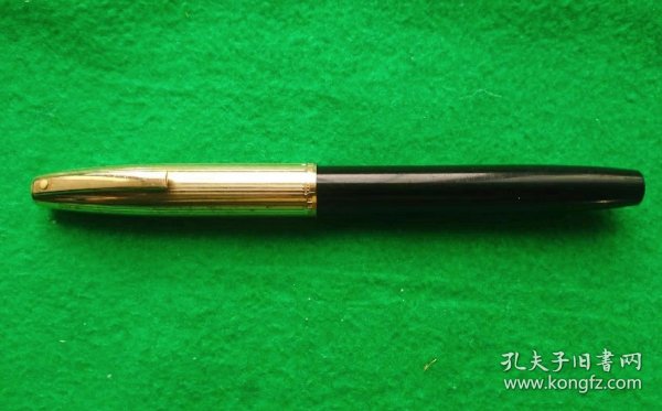 美产犀飞利帝国（SHEAFFER Imperial）黑色半钢14K F嵌入尖钢笔一支