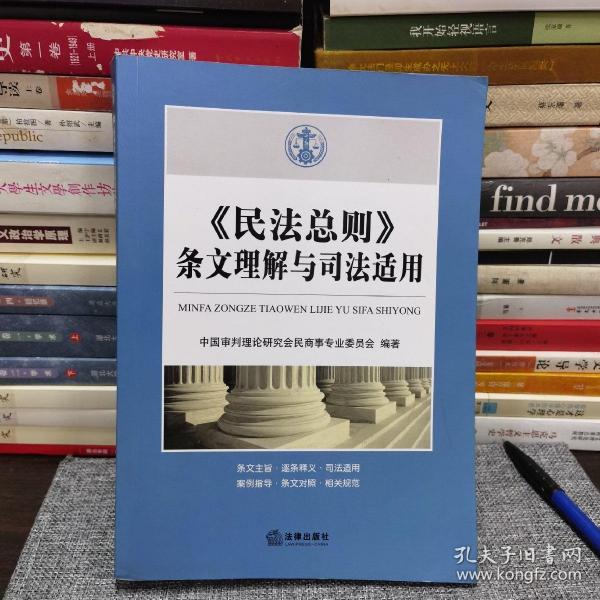 《民法总则》条文理解与司法适用