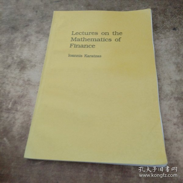 Lectures on the Mathematics of Finance 金融数学讲座