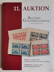 AUkT丨0N：GALLERIES，Hamburg（德国汉堡拍卖公司？）2019年邮票、封片等拍卖图录