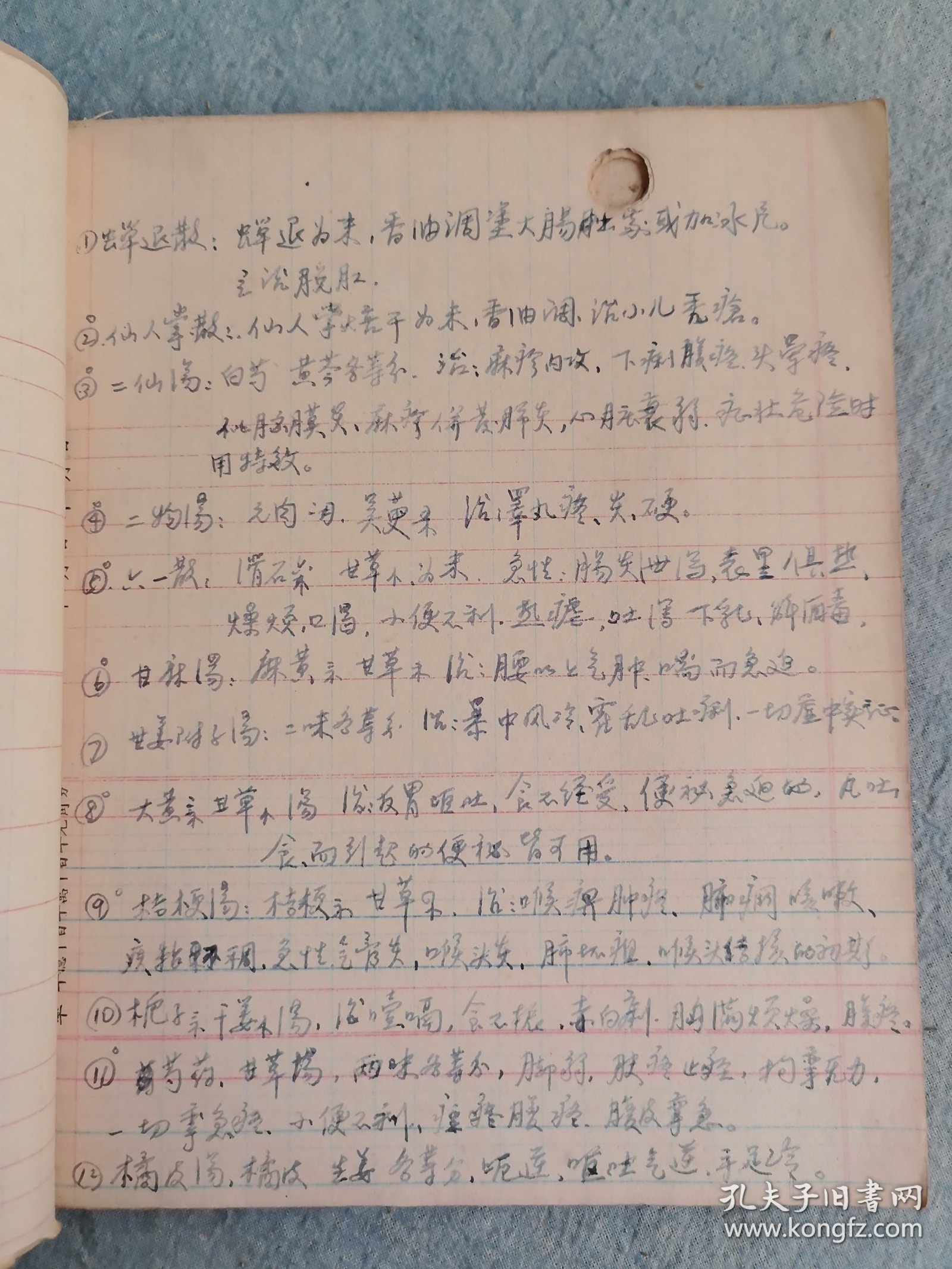 手抄本（中医药方汇总）