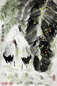 省美协会员文联会员 李老师原创水墨花鸟