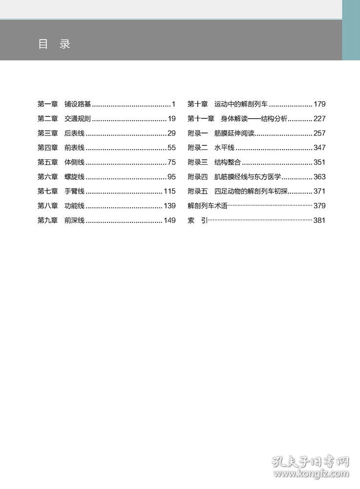解剖列车:手法与运动治疗的肌筋膜经线(第4版)(美)托马斯·W.迈尔斯(Thomas W. Myers)编著
