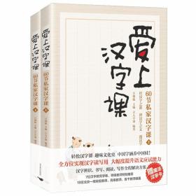 爱上汉字课：60节私家汉字课（上下册 随书附赠“魔法汉字卡” 轻松掌握汉字学习窍门，趣品中华五千年文化精髓，高效应对语文学习与考试）