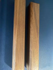 北美黑胡桃木实心镇尺，29厘米长，全新