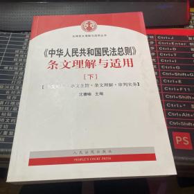 中华人民共和国民法总则 条文理解与适用（套装上下册）