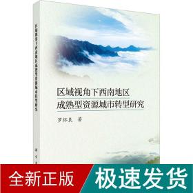 区域视角下西南地区成熟型资源城市转型研究