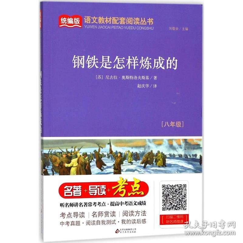 【正版新书】统编版语文教材配套阅读丛书：钢铁是怎样炼成的18年河南目录