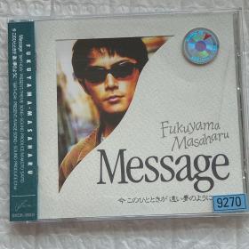 日本原版CD：福山雅治  Message（二手无退换）