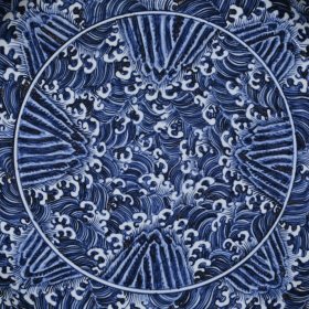 明永乐青花福山寿海大盘1（7.5×53.5cm）