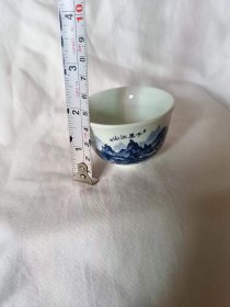 景德镇珍藏版陶瓷青花瓷口杯茶杯茶具80毫升收藏瓷器