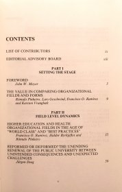 《比较制度主义》 Towards a Comparative Institutionalism：Forms, Dynamics and Logics Across the Organizational Fields of Health Care and Hogher Education （政治学）英文原版书